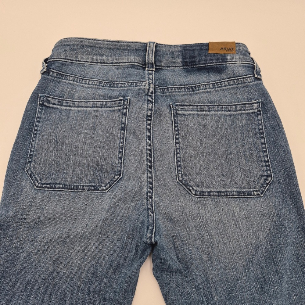 Ariat Denim High Rise Slim Trouser Jeans Alabama Wash Vivianne 27S 10037944 - Picture 3 of 7